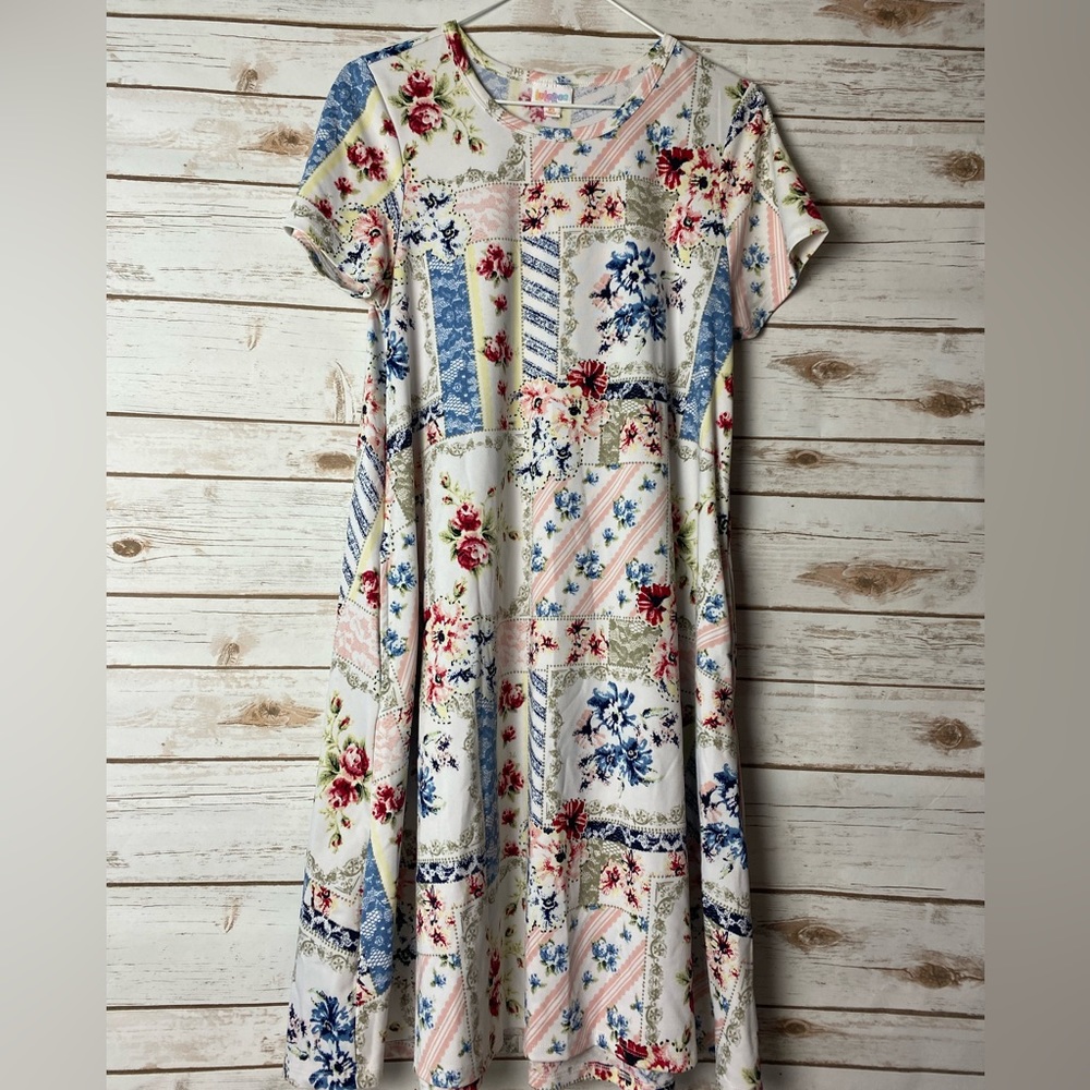LuLaRoe Jessie Swing Dress With Pockets Size X-Small
